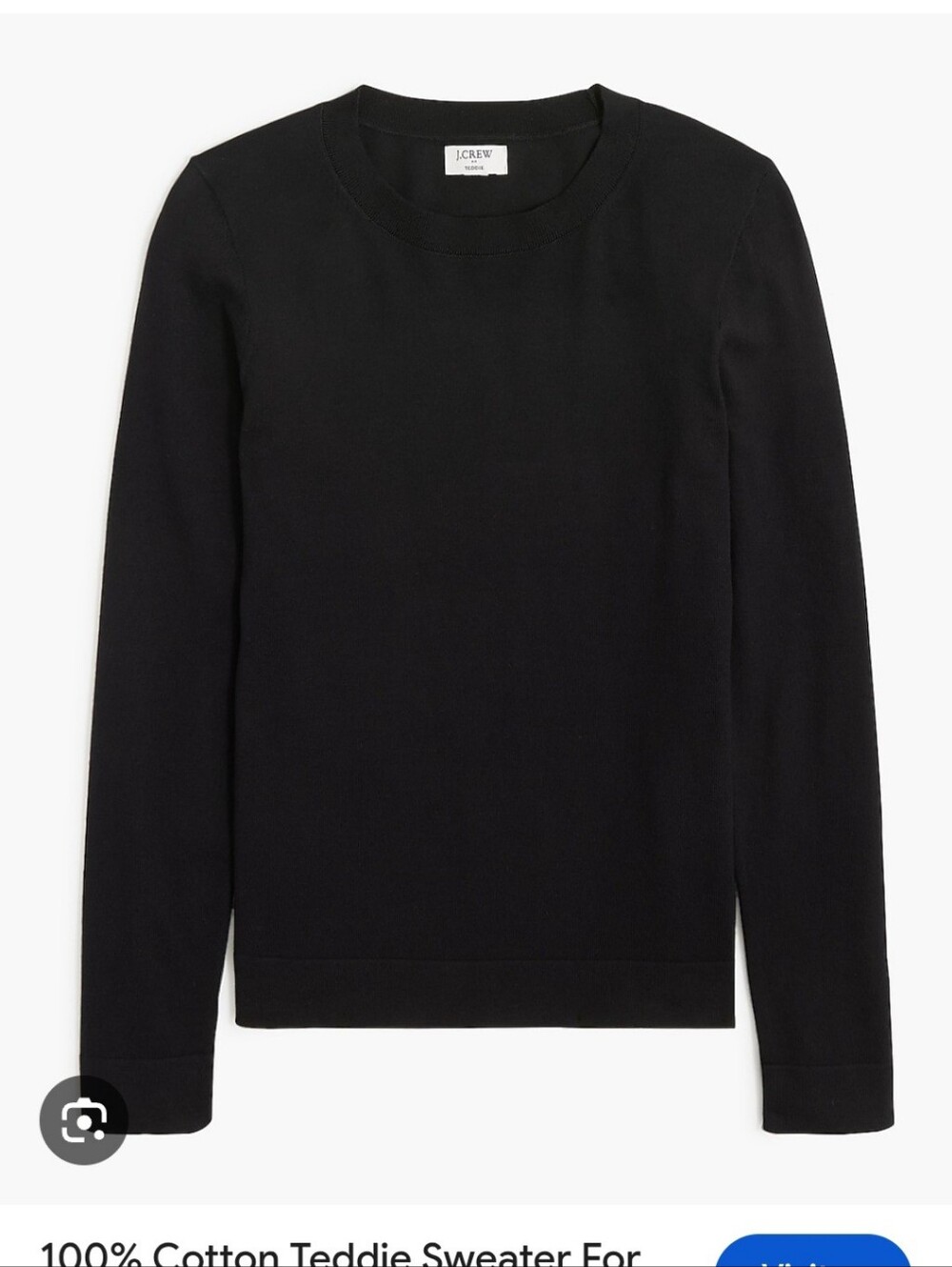 J. Crew Cotton-wool blend Teddie sweater